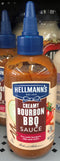 4 BOTTLES Hellmann's Creamy Bourbon BBQ Sauce 9 oz Chicken Dip Pork