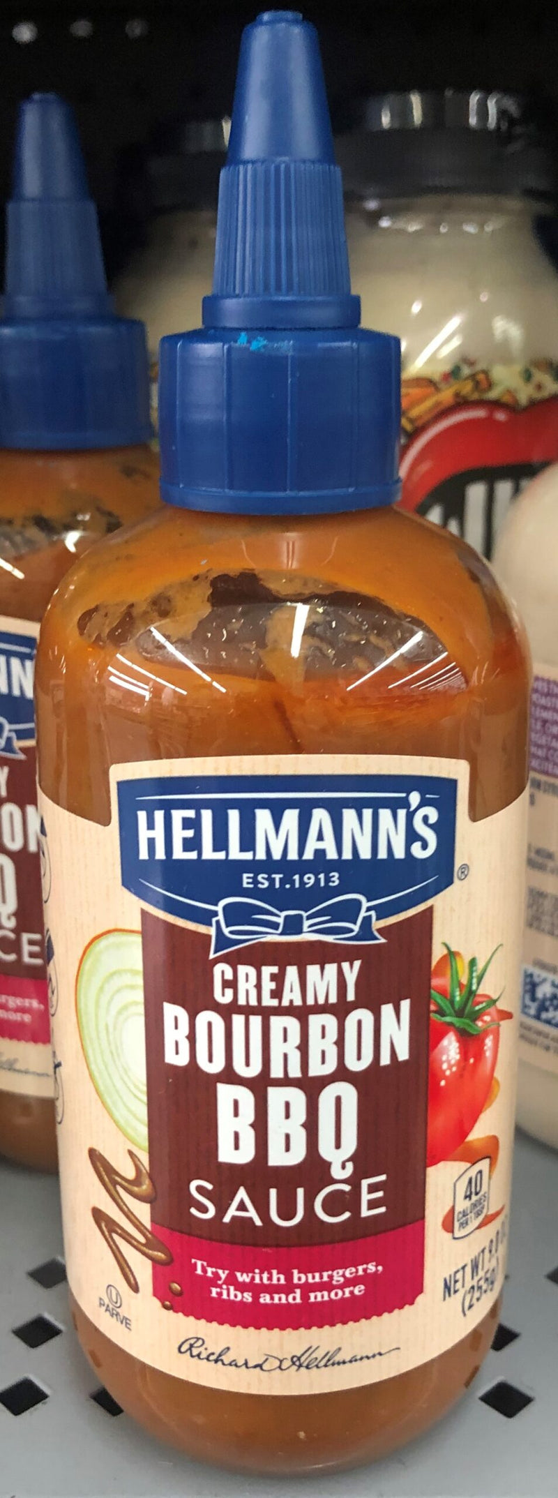 4 BOTTLES Hellmann's Creamy Bourbon BBQ Sauce 9 oz Chicken Dip Pork