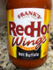3 BOTTLES Frank's Red Hot HOT Buffalo Wings Sauce 12 oz Chicken Wing