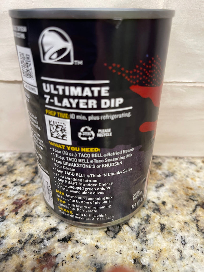 4 CANS Taco Bell Original Refried Beans 16 oz Can Pintos Taco Filing