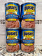 4 CANS Bush's Traditional Refried Beans 16 oz Can Pintos Taco Filing