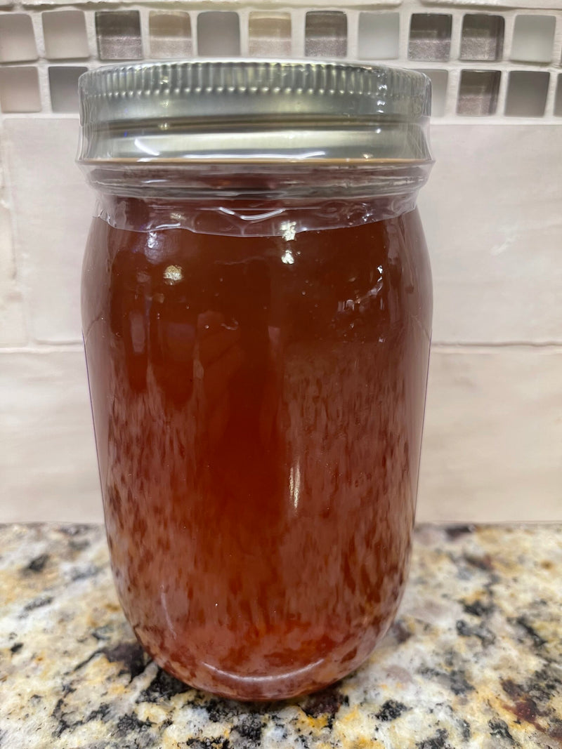 D'Vine Foods Jar Ghost Pepper Hot Sauce Habanero Scary Hot Dip BBQ NC