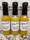 3 BOTTLES D'Vine Foods Mango Garlic Hot Sauce 5 oz Pork BBQ Pepper