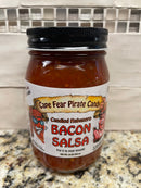 2 JARS Cape Fear Pirate Candy HOT Candied Habanero Bacon Salsa 16 oz Jar NC