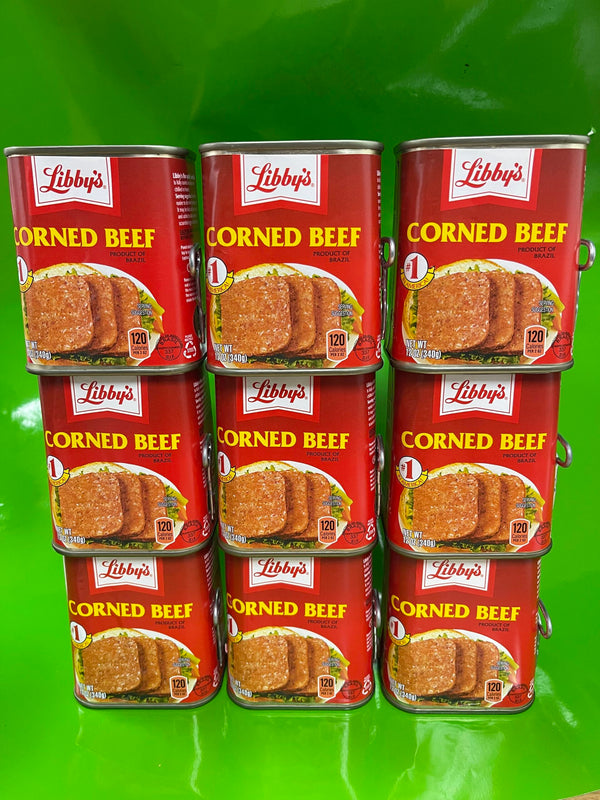9 x Libby Corned Beef 12oz Can Sandwich Meat Spread Cans