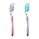 Silicone Toothbrush Head Covers Set of 2 Travel Camping White Blue