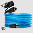 12 foot heated drinking water hose with power cord and adapter