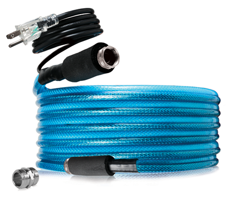 25 ft Fresh Water Heated Hose for Camper Supply Line RV Travel Trailer Winter-0
