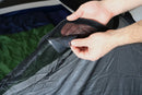 Peel and Stick Screen Repair Patches 3" x 3-1/2" Black Mesh Pack of 4