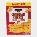Clover Valley Cheese Cheddar Snack Crackers, 21 oz