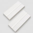 Pair of white cabin air filters