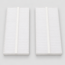 Pair of white cabin air filters