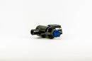 EcoPoly Swivel Valve 1/2" x 1/2" FPT Swivel BSP Blue Handle PEX Fitting RV