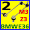 Front Sway Bar Links BMW Z3 3.2M M3 Coupe E36-7561
