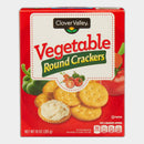 Clover Valley Vegetable Round Crackers, 10 oz