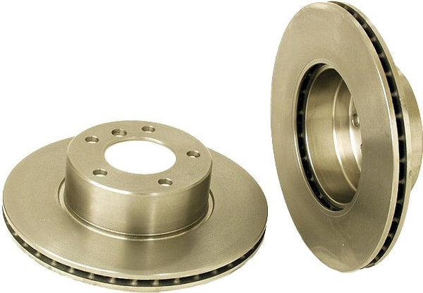2 Front Disc Brake Rotors BMW 528 525 i E39 528i 525i-0