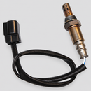 Two-wire direct-fit oxygen sensor with black connector and braided lead