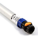 Camco Flow Through Wash Brush with Push Button Handle Camper RV Travel Trailer