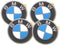 4 Hub Centers BMW 1600 2002 Tii 318 320 325 i e E21 E30-0