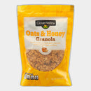 2 Boxes Clover Valley Oats & Honey Flavored Crunchy Granola, 10 oz