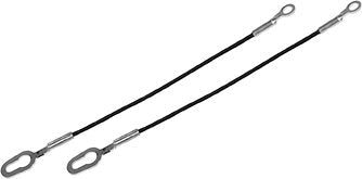 2 Bed Tailgate Hinge Straps Cables Dodge Ram 1500 2500 3500 Pickup Truck 94-02-0