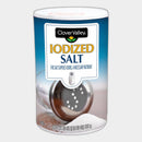 2 Containers Clover Valley Iodized Salt, 26 oz
