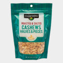 Clover Valley Salted Cashews Halves & Pieces Resealable Bag, 8 oz