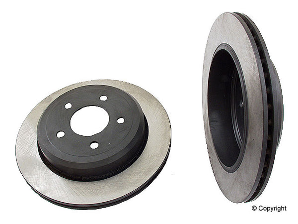 2 Rear Brake Rotors 03-04 Ford Crown Victoria Marauder-0