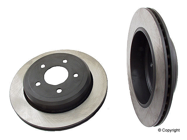 2 Rear Brake Rotors 03-04 Ford Crown Victoria Marauder-0