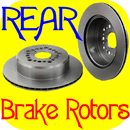 Rear Disc Brake Rotors Lexus GS300 LS400 Toyota Supra-8458