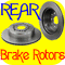 Rear Disc Brake Rotors Lexus GS300 LS400 Toyota Supra-8458