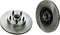Front Disc Brake Rotors Volvo & Hub 740 745 760-0