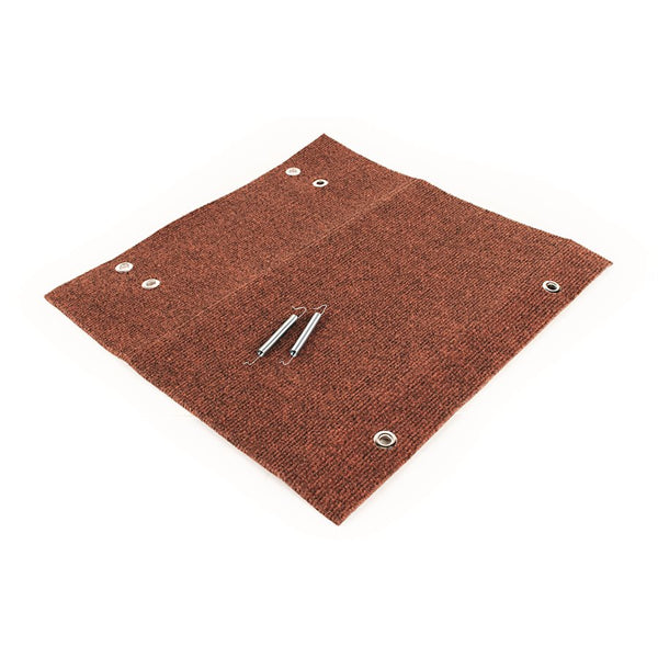 Brown Step Rug for Camper Pop Up RV Travel Trailer Mat Cover-0