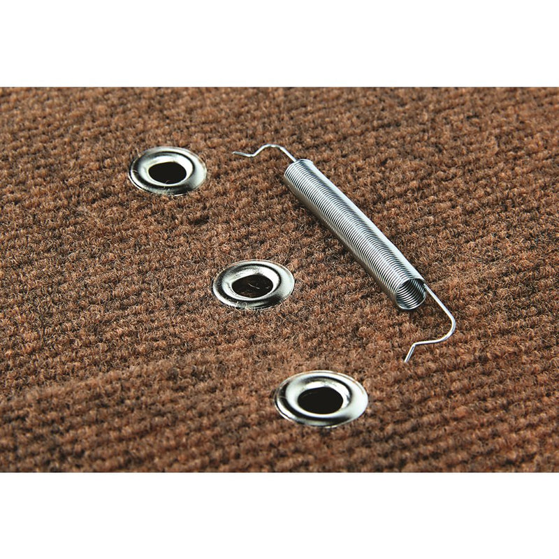Brown Step Rug for Camper Pop Up RV Travel Trailer Mat Cover-22572