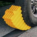 Camco Curved Trailer Aid with Chock and Pad Leveler Camper RV Travel Trailer New