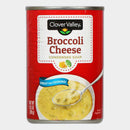 6 Cans Clover Valley Broccoli Cheese Condensed Soup, 10.5 oz