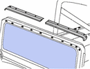 Bestop W/S Track Rail for Bikini and Top-0