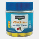 2 Jars Clover Valley Chicken Bouillon Cubes 3.25 oz