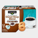 Clover Valley Donut Shop Blend Medium Roast Coffee, Single Serve Cups, 12 ct