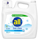 Liquid Laundry Detergent, Free Clear for Sensitive Skin, 208oz, 166 loads