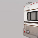 96 Inch Hinged Aluminum Rear Ladder Universal 6-Step - RV Motorhome Camper