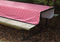 52"X84" Red White Gingham Tablecloth Pinic Folding Camper RV Vinyl Table Spread-0