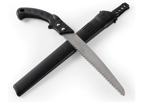 Tripple Edge Camp Pruning Saw with sheath Hunting Plywood PVC Drywall Firewood-0
