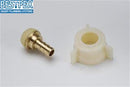 Brass Swivel Adapter Faucet Terminal 3/8" x 1/2" Female Swivel Plastic Nut PEX