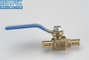 Brass Long Handle Ball Valve 1/2" PEX RV Camper Plumbing
