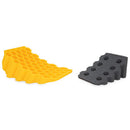 Camco Curved Leveler and Wheel Chock 2 Pack Camper RV Travel Trailer Pop Up New