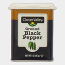 2 Jars Clover Valley Ground Black Pepper, 3 oz