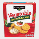 Clover Valley Roasted Round Crackers, 11 oz