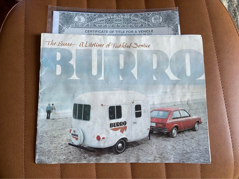 Decals for Fiberglass Burro Camper Travel Trailer Stickers UHaul Scamp Casita