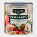 3 Jars Clover Valley Flavored Pasta Sauce, Roasted Garlic Herb, 24 oz